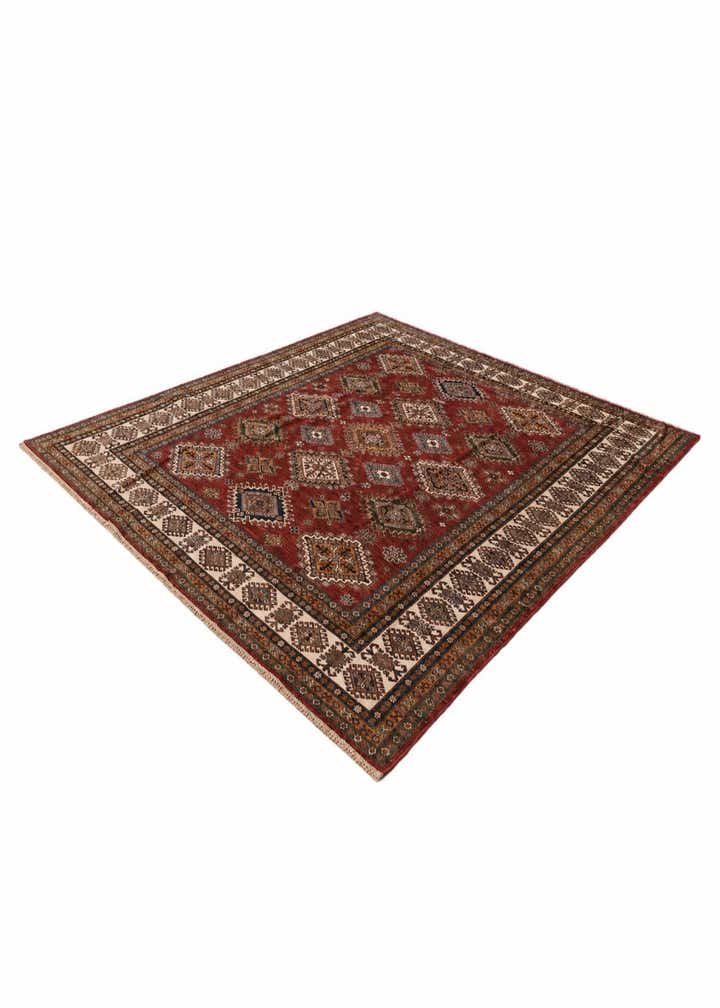 8' 4 x 9' 5 Hand Knotted Kazak Rug