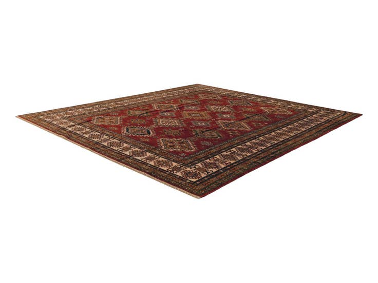 Detail image of 8' 4 x 9' 5 Hand Knotted Kazak Rug