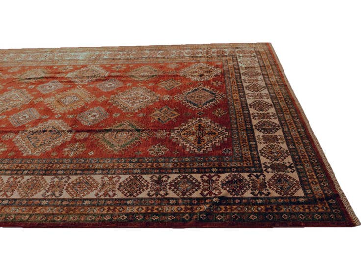 Detail image of 8' 4 x 9' 5 Hand Knotted Kazak Rug
