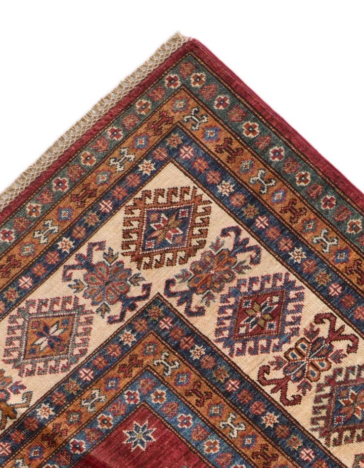 Detail image of 8' 4 x 9' 5 Hand Knotted Kazak Rug
