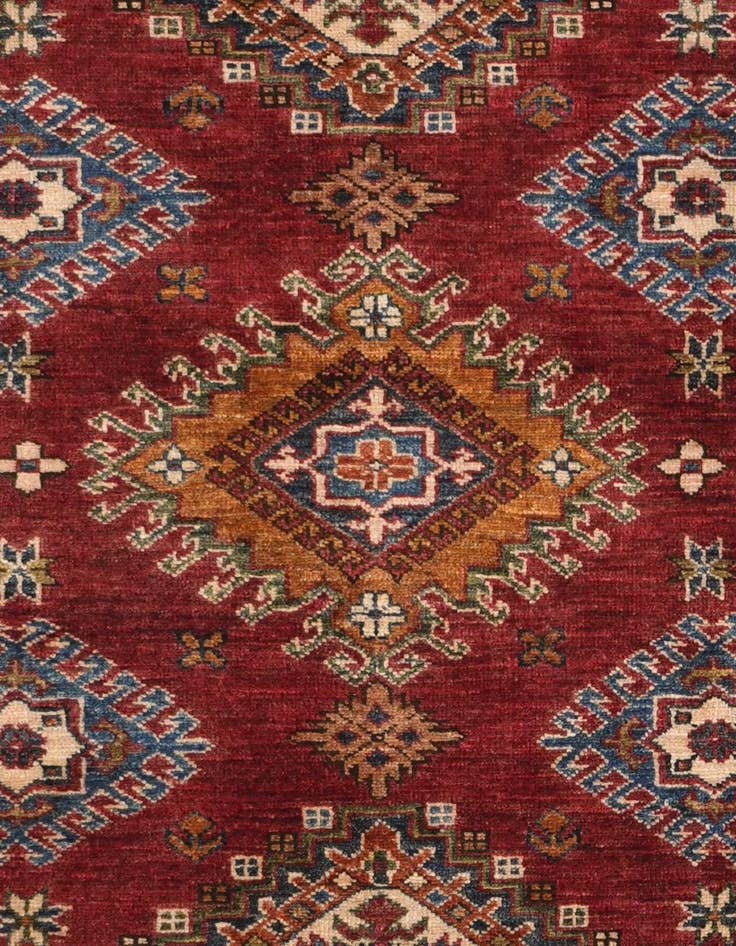 Detail image of 8' 4 x 9' 5 Hand Knotted Kazak Rug
