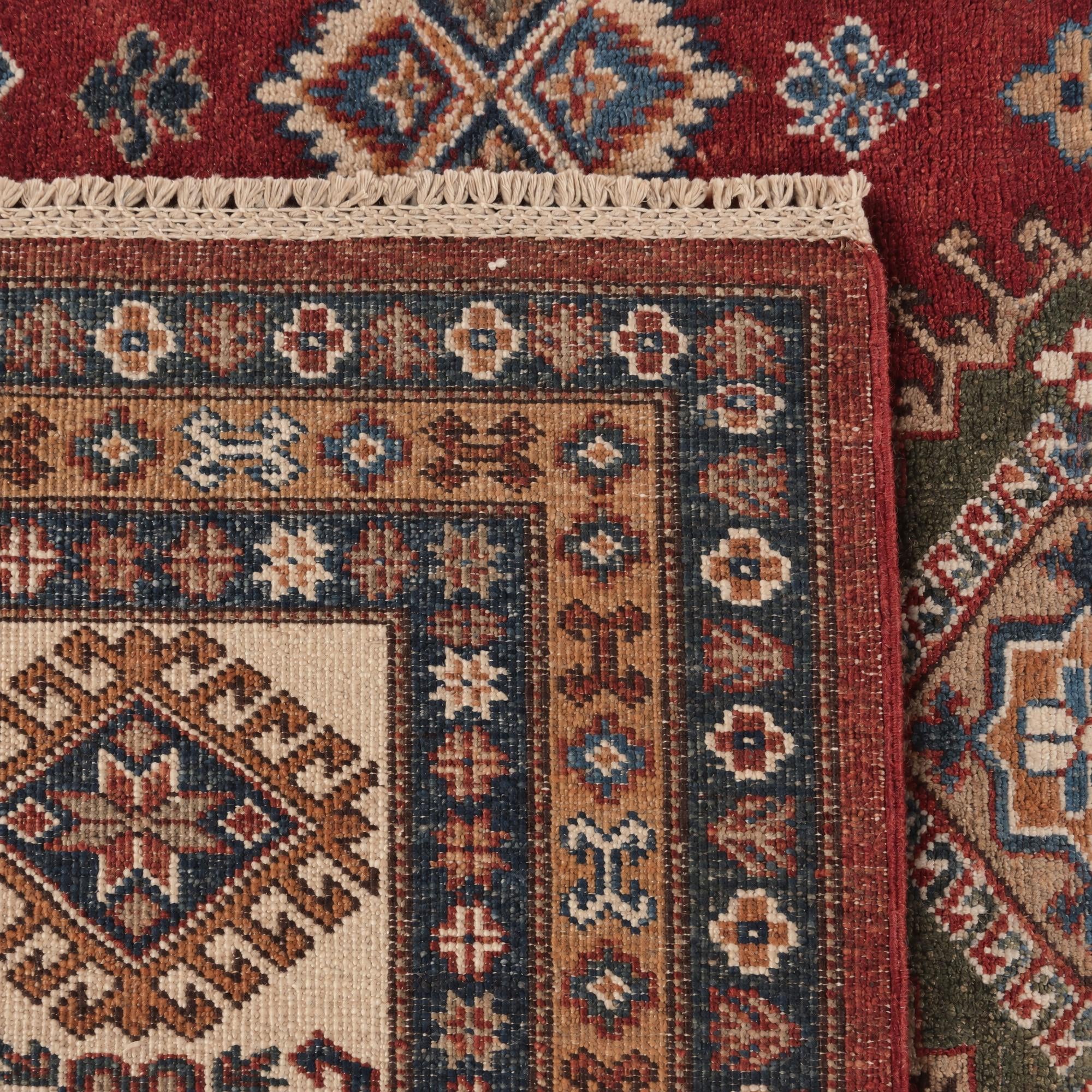 8' 4 x 9' 5 Hand Knotted Kazak Rug
