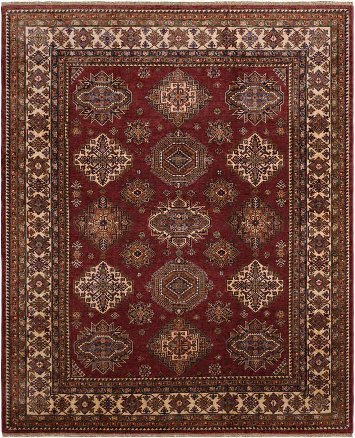 8' 3 x 10' Hand Knotted Kazak Rug