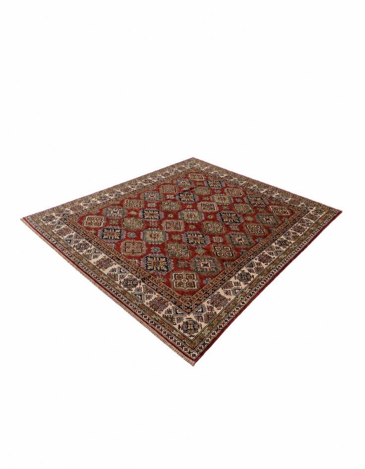 Detail image of 8' 2 x 9' 7 Hand Knotted Kazak Rug