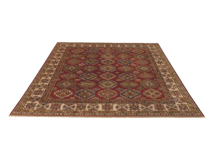 Detail image of 8' 2 x 9' 7 Hand Knotted Kazak Rug