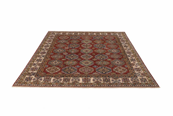 Detail image of 8' 2 x 9' 7 Hand Knotted Kazak Rug