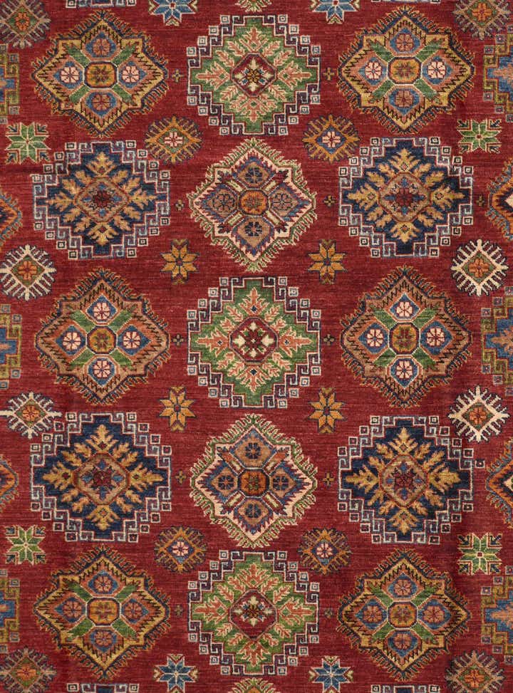 8' 2 x 9' 7 Hand Knotted Kazak Rug