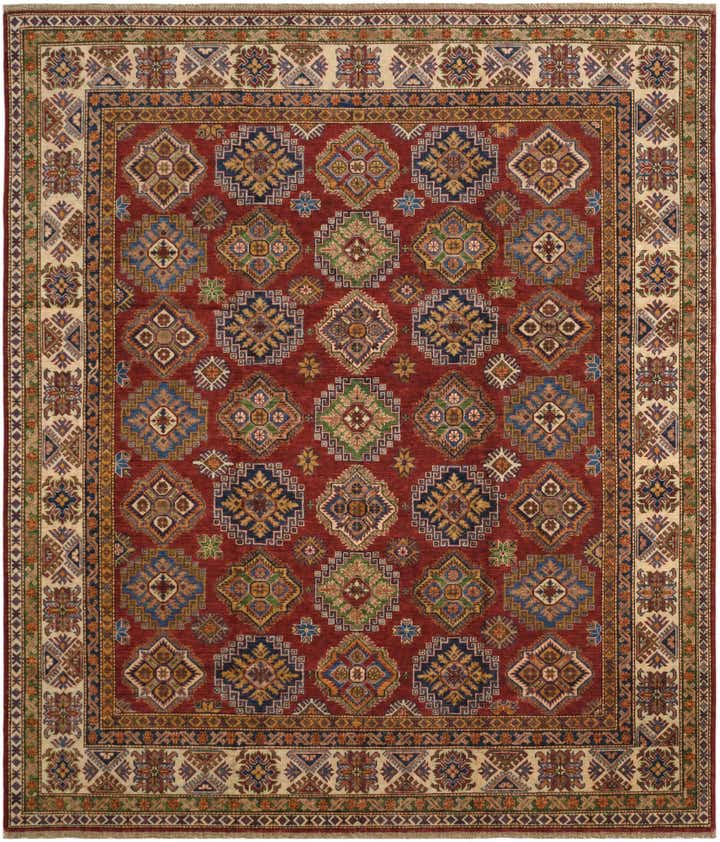 8' 2 x 9' 7 Hand Knotted Kazak Rug