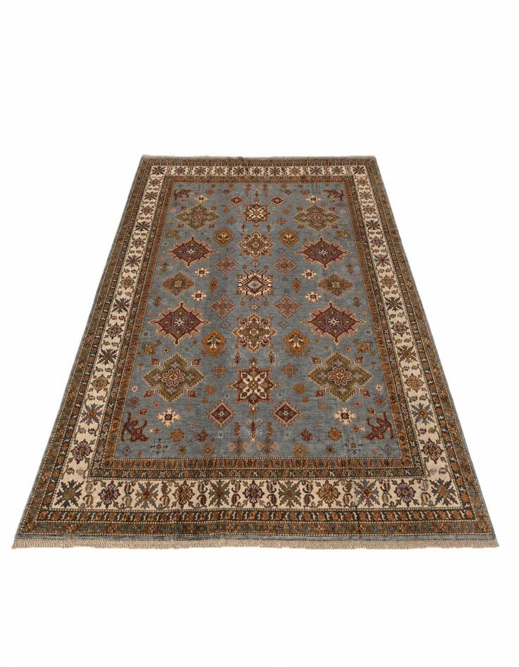 Detail image of 8' 1 x 9' 8 Hand Knotted Kazak Rug