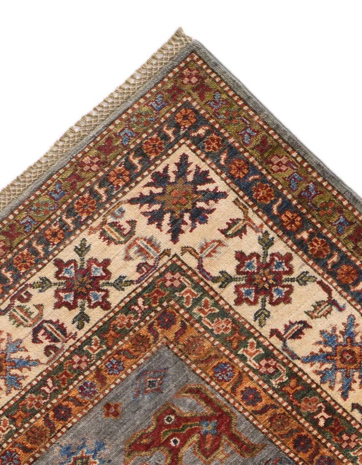 Detail image of 8' 1 x 9' 8 Hand Knotted Kazak Rug
