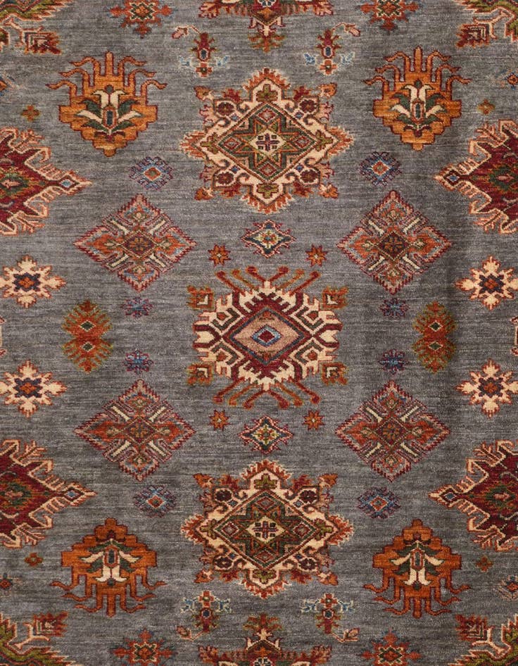 Detail image of 8' 1 x 9' 8 Hand Knotted Kazak Rug