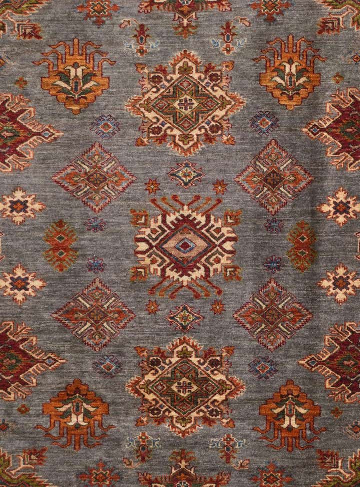 8' 1 x 9' 8 Hand Knotted Kazak Rug