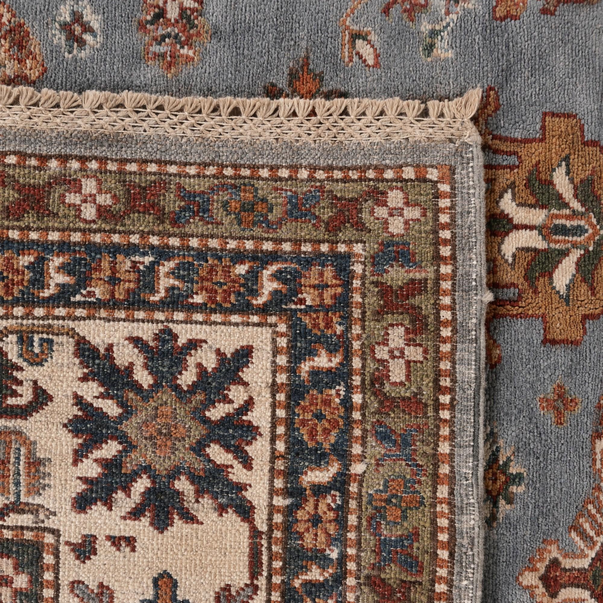 8' 1 x 9' 8 Hand Knotted Kazak Rug