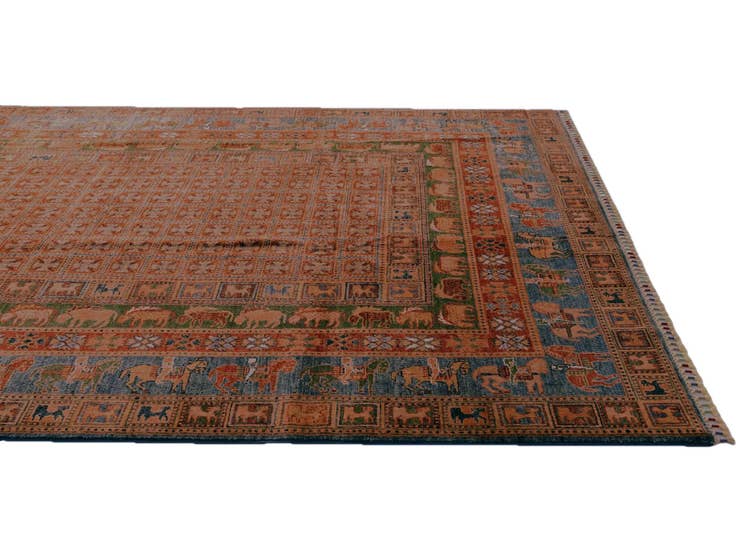 Detail image of 6' 11 x 10' 4 Hand Knotted Kazak Rug