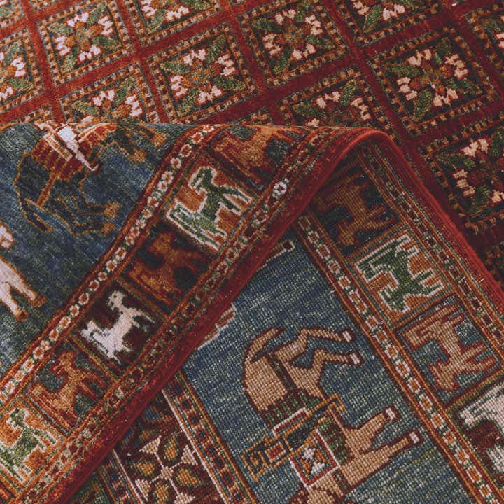 6' 10 x 9' 7 Hand Knotted Kazak Rug
