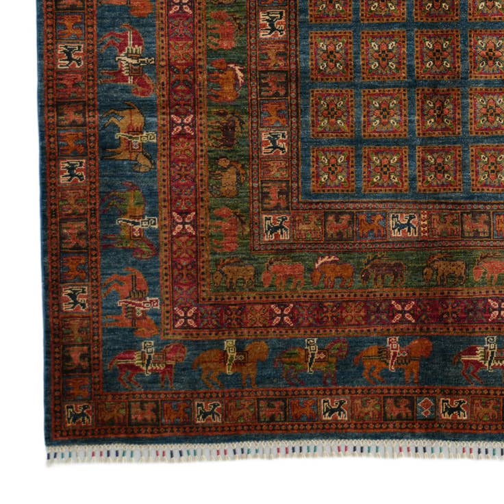 Detail image of 5' 11 x 8' 7 Hand Knotted Kazak Rug