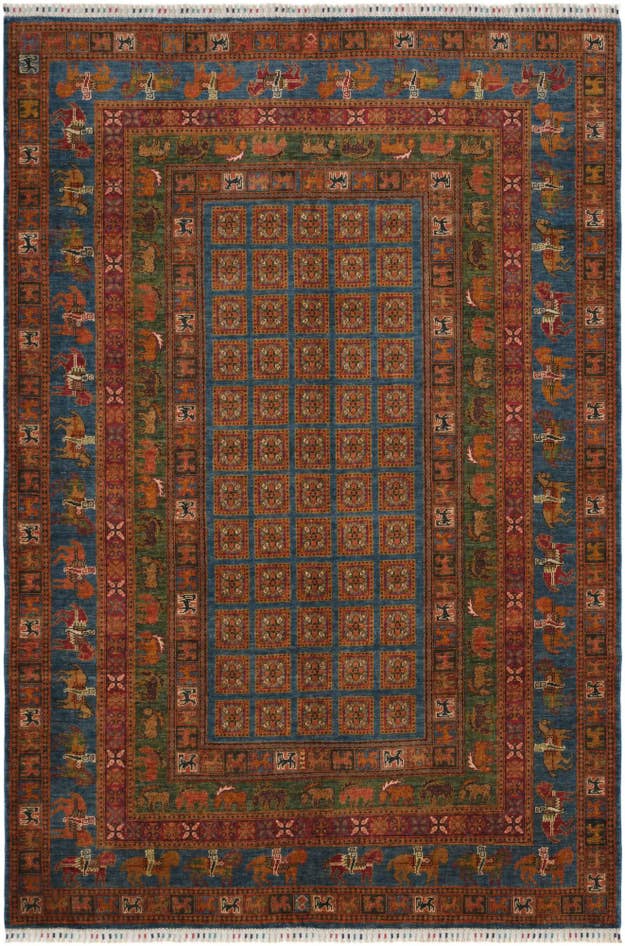 Detail image of 180cm x 260cm Hand Knotted Kazak Rug