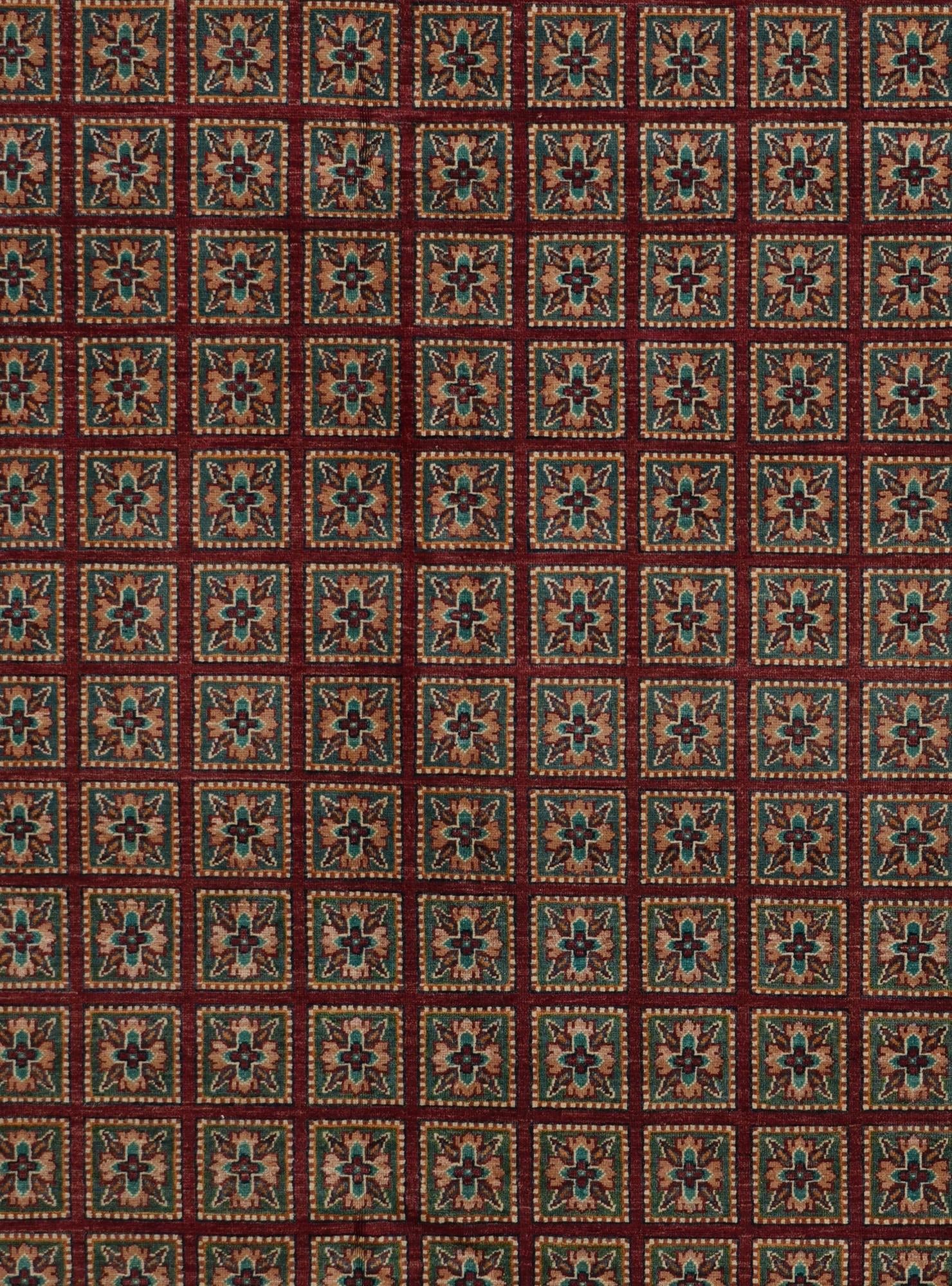 8' 3 x 9' 5 Hand Knotted Kazak Rug