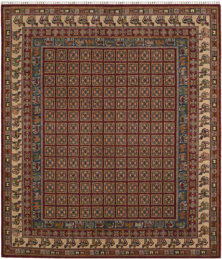 8' 3 x 9' 5 Hand Knotted Kazak Rug