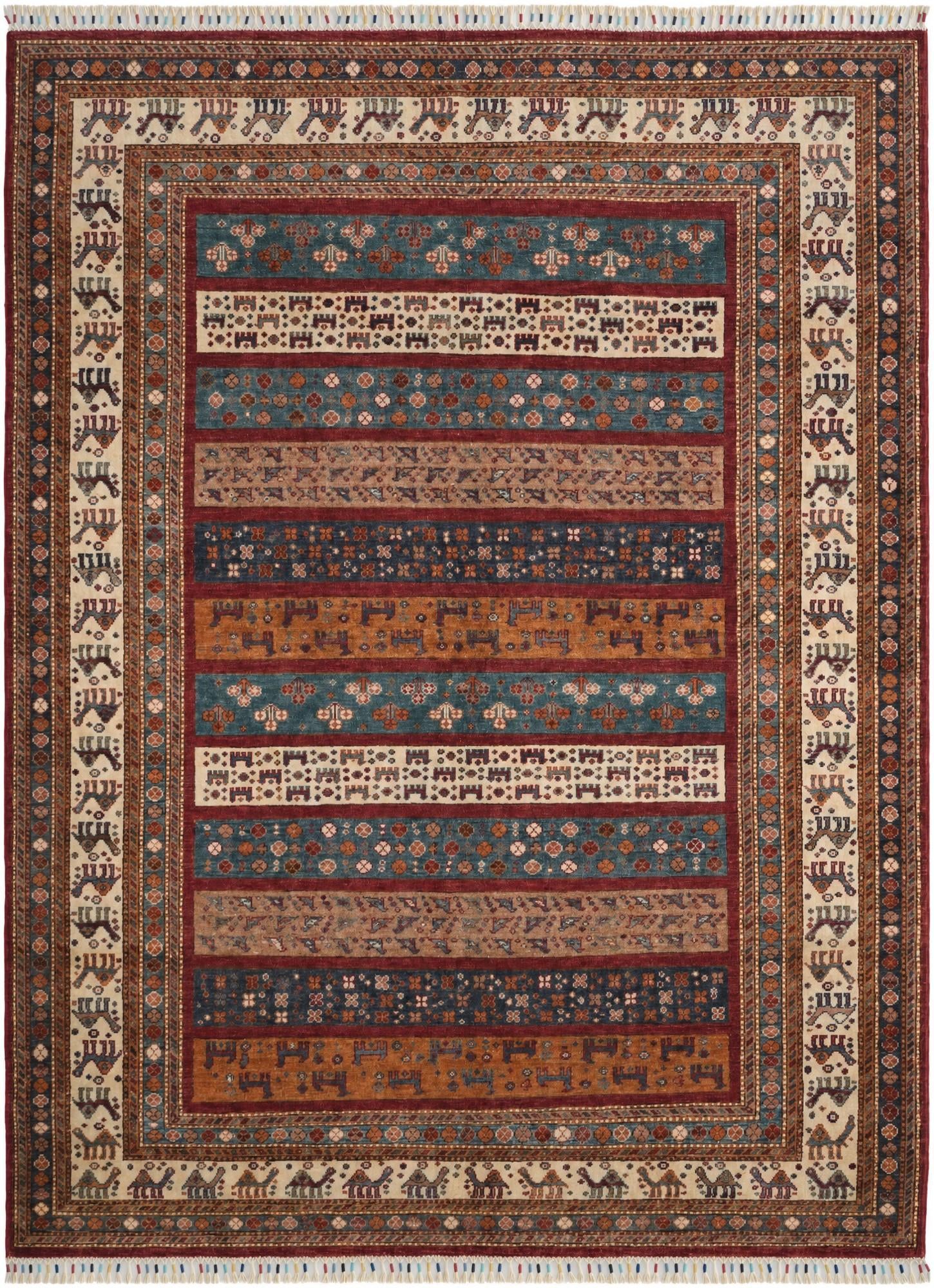 6' x 7' 11 Hand Knotted Kazak Rug