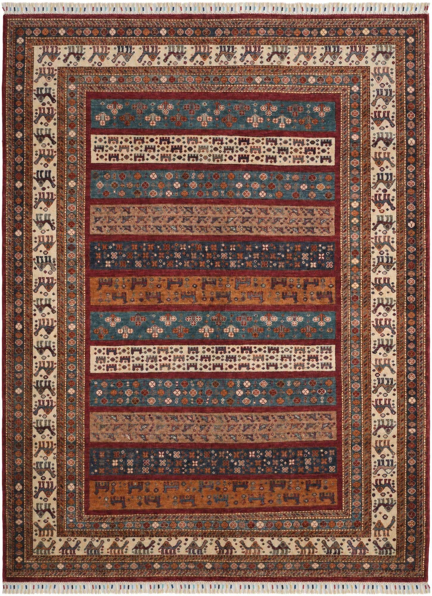6' x 7' 11 Hand Knotted Kazak Rug