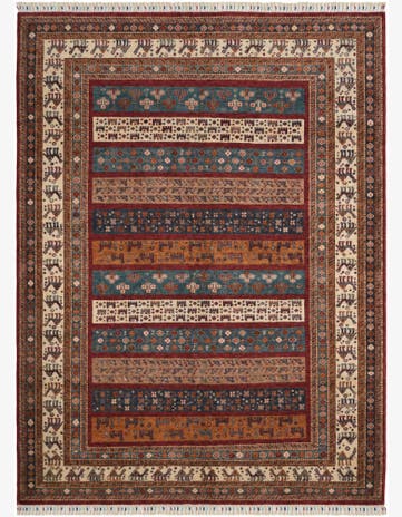 6' x 7' 11 Hand Knotted Kazak Rug