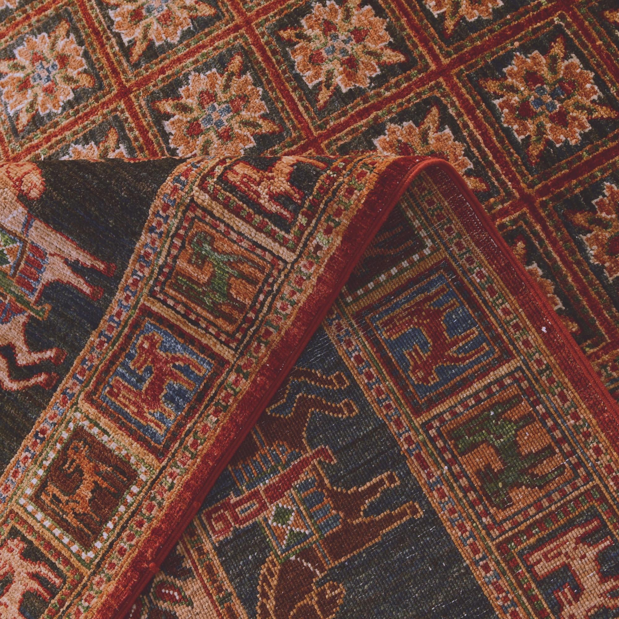 8' 4 x 11' 6 Hand Knotted Kazak Rug