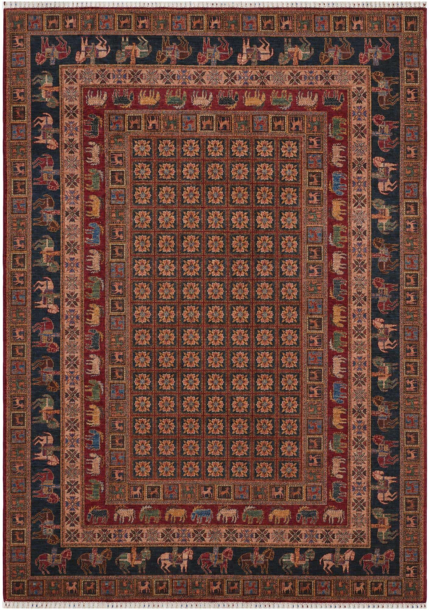 8' 4 x 11' 6 Hand Knotted Kazak Rug