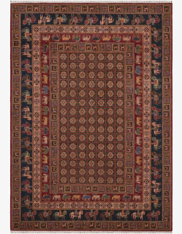 8' 4 x 11' 6 Hand Knotted Kazak Rug