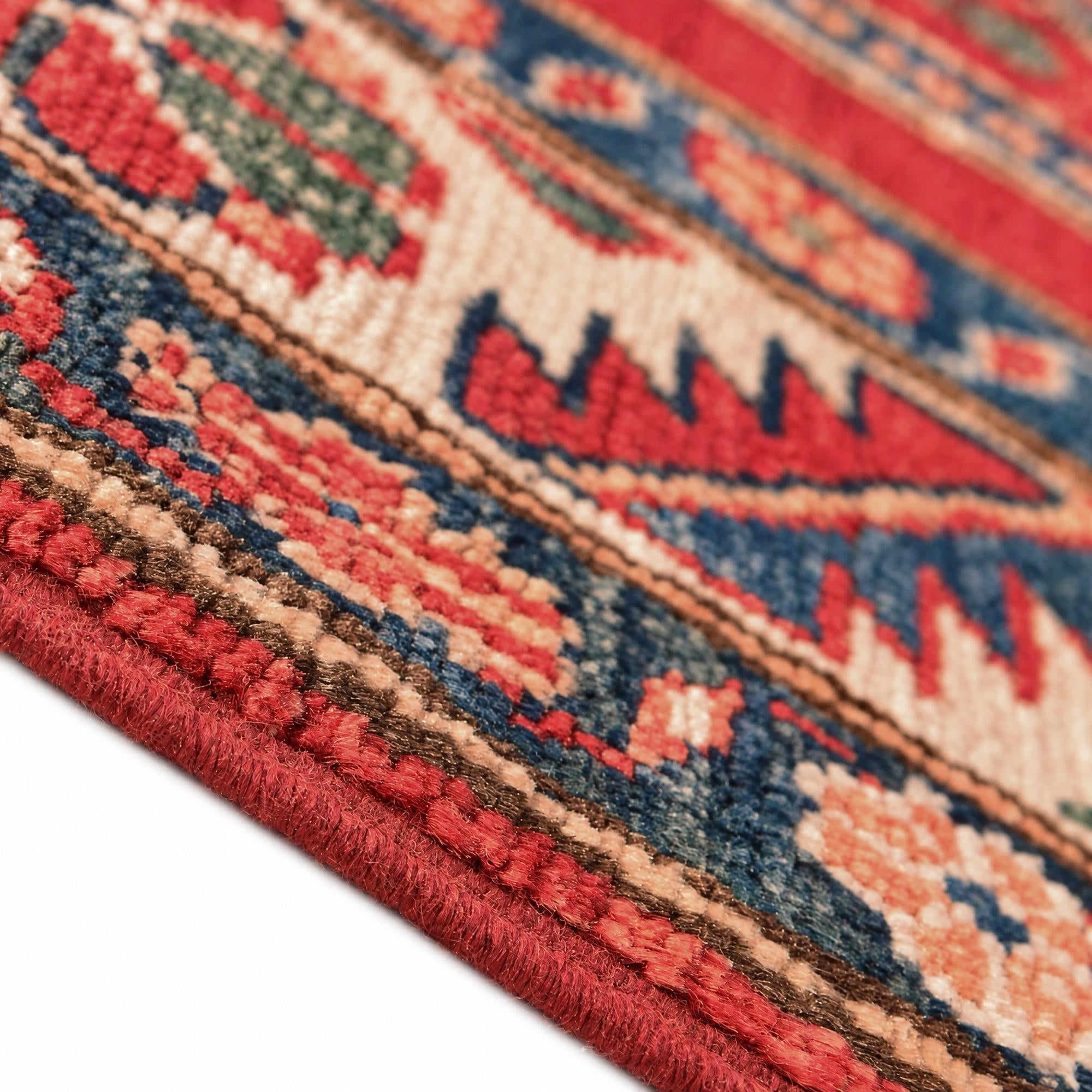 120cm x 200cm Handgeknüpft Kazak Teppich