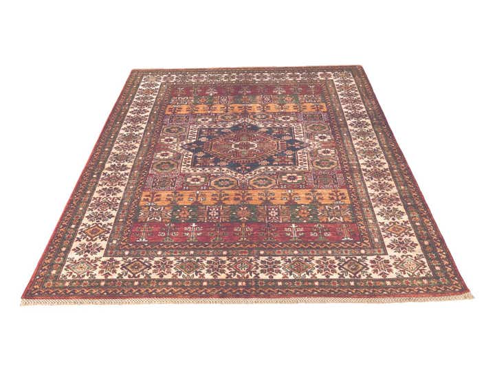 5' 3 x 6' 8 Hand Knotted Kazak Rug