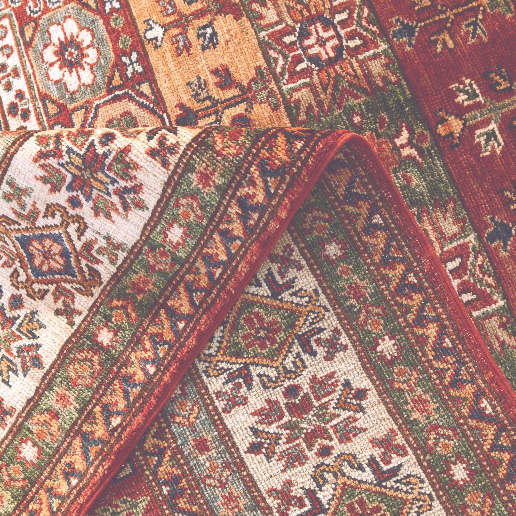5' 3 x 6' 8 Hand Knotted Kazak Rug