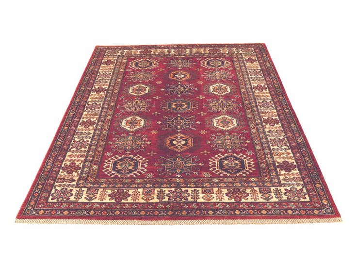 Detail image of 5' x 6' 10 Hand Knotted Kazak Rug