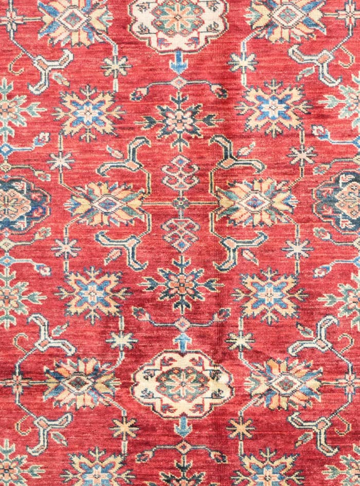 Detail image of 4' 11 x 6' 8 Hand Knotted Kazak Rug