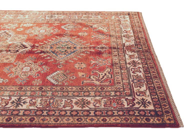 Detail image of 4' 11 x 7' 5 Hand Knotted Kazak Rug