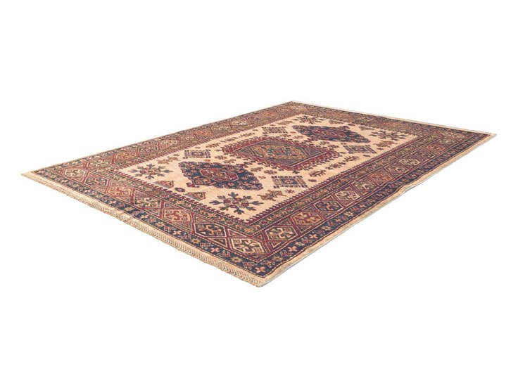 Detail image of 4' 11 x 6' 8 Hand Knotted Kazak Rug