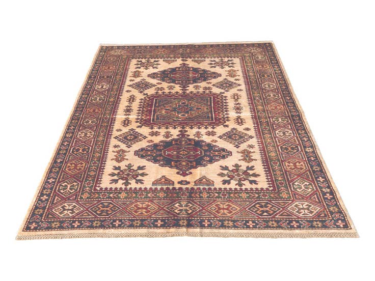 Detail image of 4' 11 x 6' 8 Hand Knotted Kazak Rug