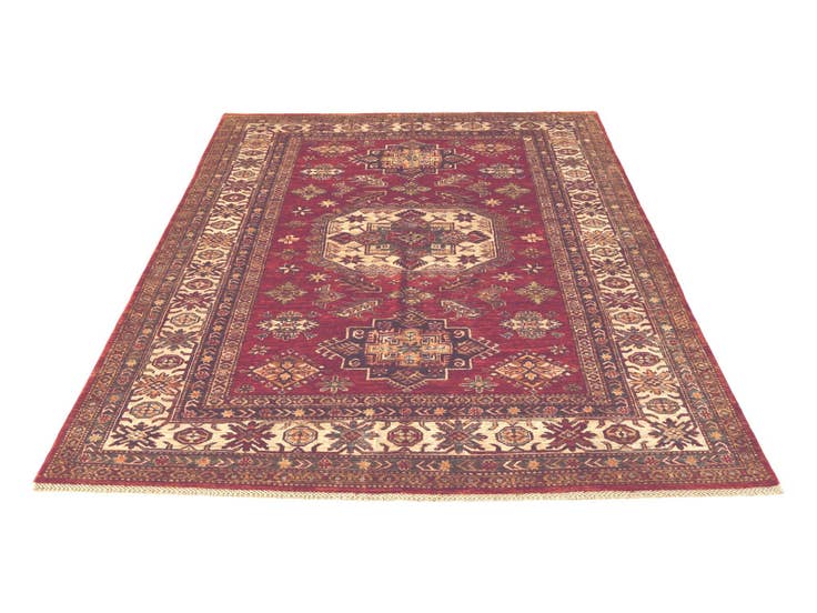 Detail image of 5' 9 x 8' 2 Hand Knotted Kazak Rug