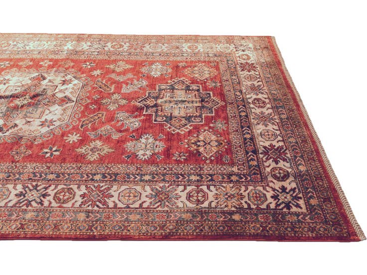 Detail image of 5' 9 x 8' 2 Hand Knotted Kazak Rug