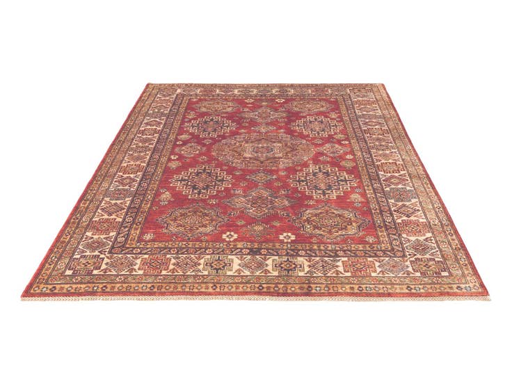 Detail image of 6' 1 x 7' 9 Hand Knotted Kazak Rug