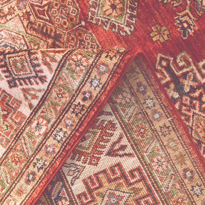 6' 1 x 7' 9 Hand Knotted Kazak Rug