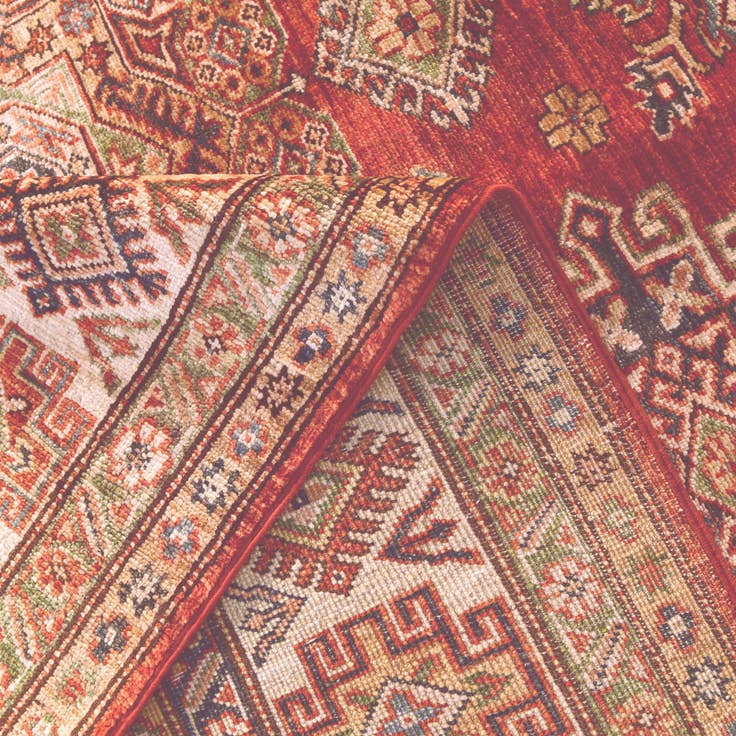 Detail image of 6' 1 x 7' 9 Hand Knotted Kazak Rug