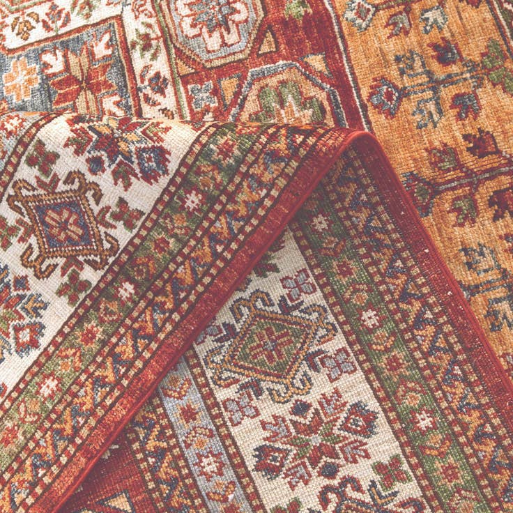 Detail image of 5' 8 x 7' 10 Hand Knotted Kazak Rug