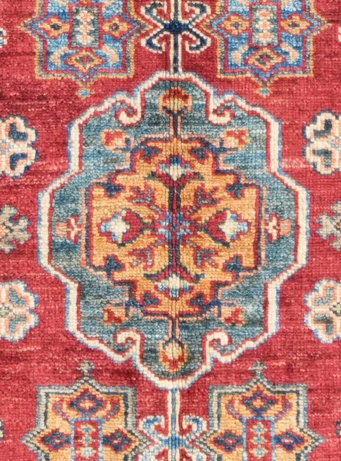 Detail image of 5' 9 x 8' 2 Hand Knotted Kazak Rug
