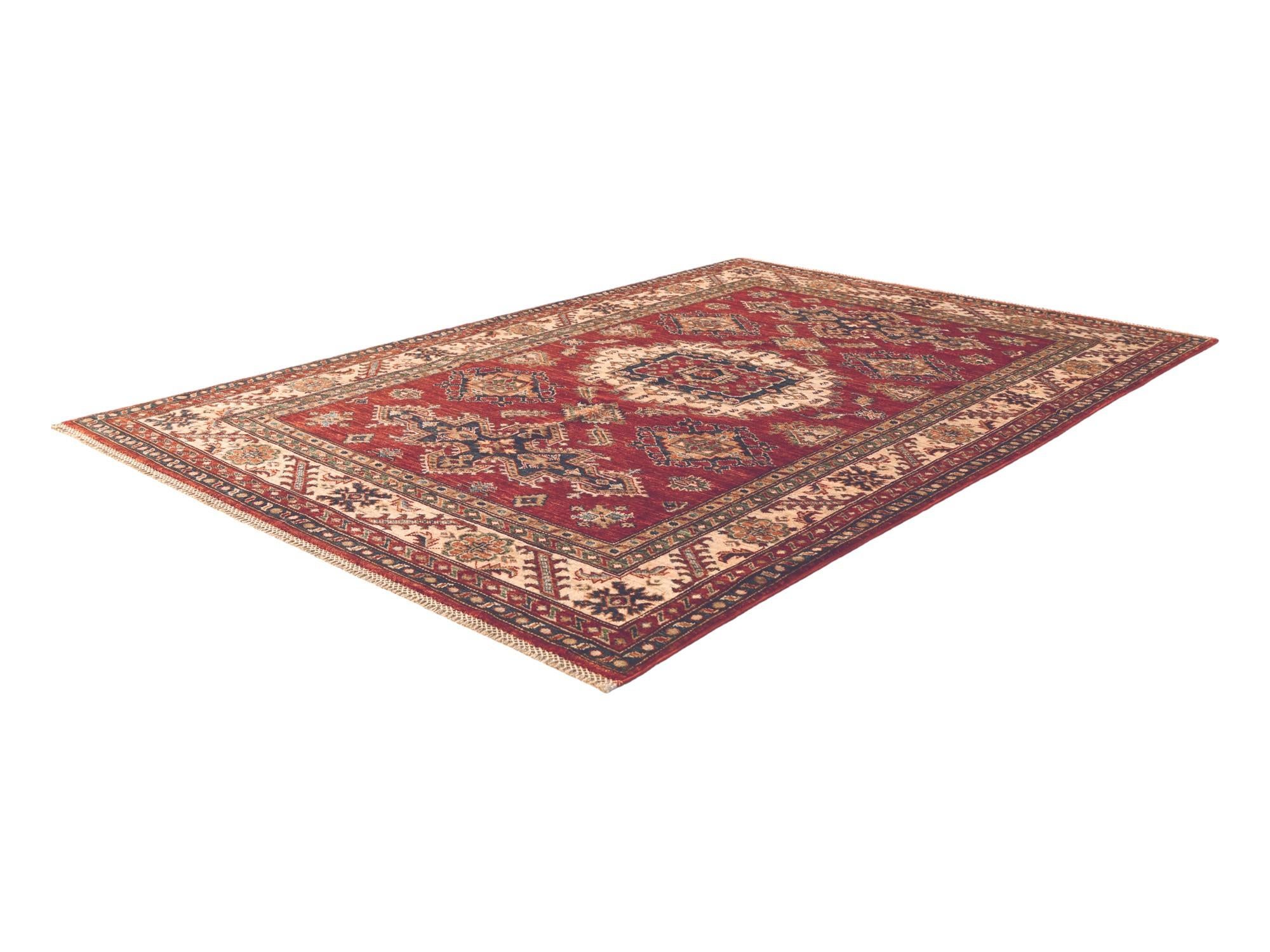 5' 1 x 7' 3 Hand Knotted Kazak Rug