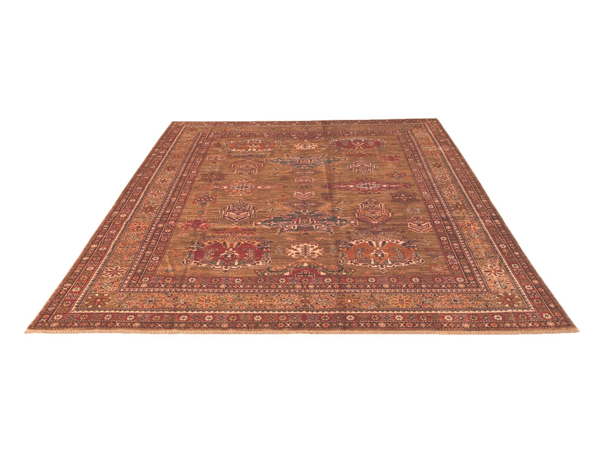 8' 4 x 10' 6 Hand Knotted Kazak Rug