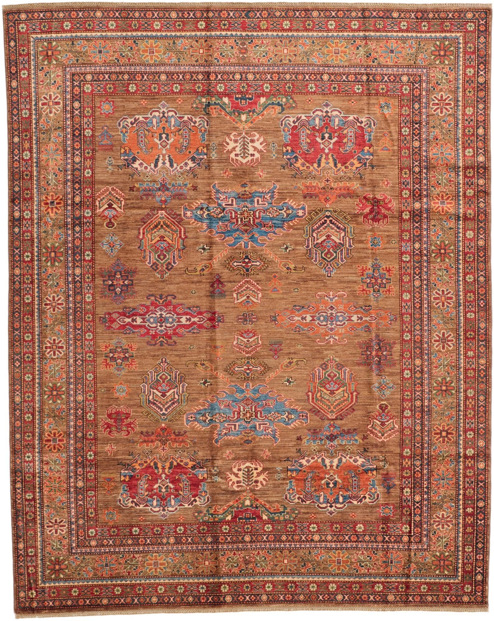 8' 4 x 10' 6 Hand Knotted Kazak Rug