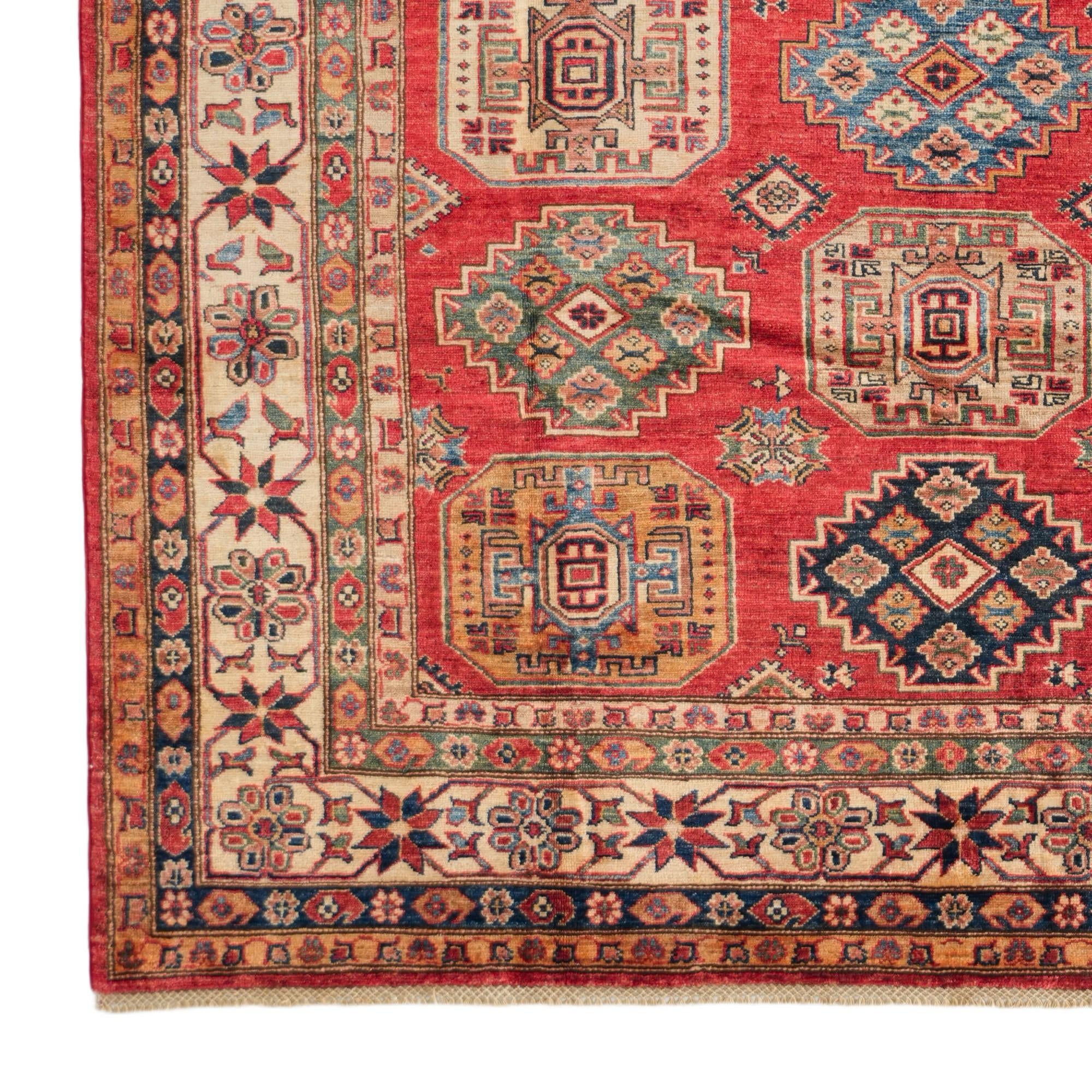 205cm x 275cm Hand Knotted Kazak Rug