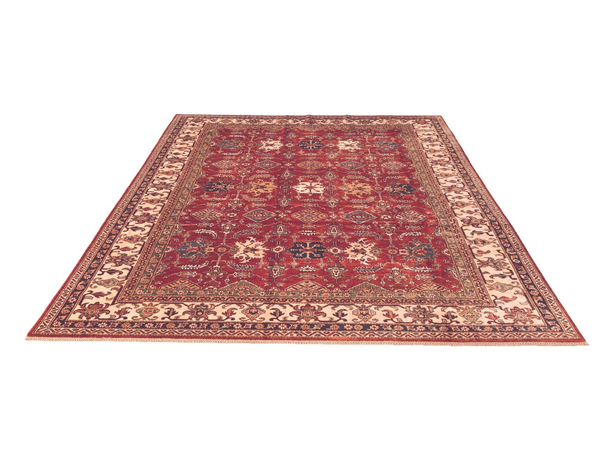 8' 1 x 10' 4 Hand Knotted Kazak Rug