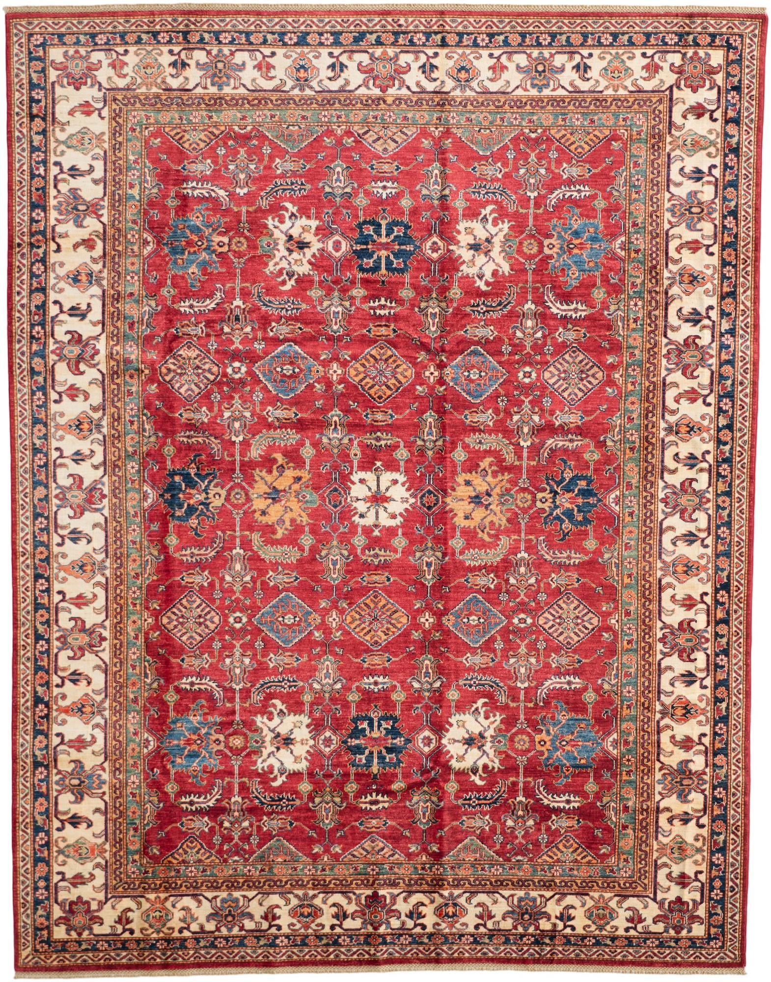 8' 1 x 10' 4 Hand Knotted Kazak Rug